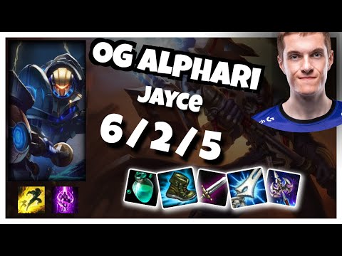OG Alphari Jayce TOP (6/2/5) vs SHEN Gameplay Replay - Patch 10.18
