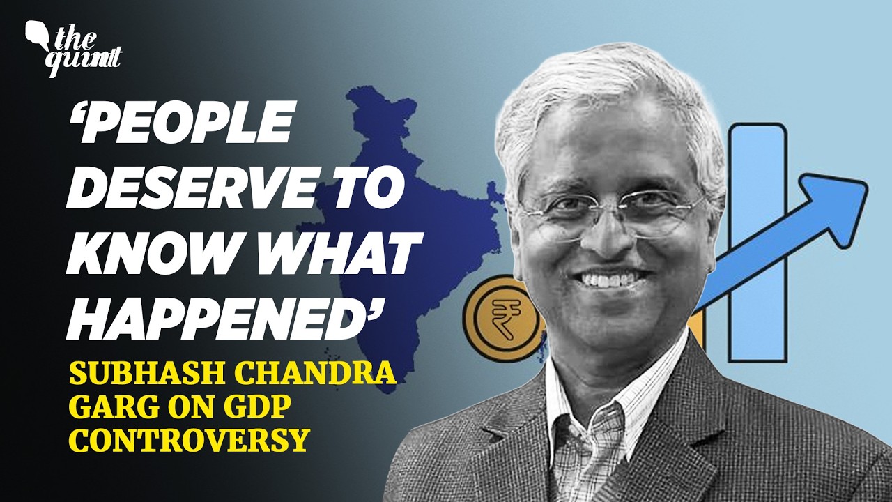 ‘People Deserve to Know What Happened’: Subhash Chandra Garg on GDP Controversy | The Quint