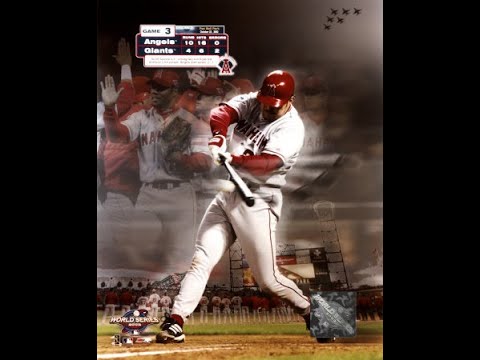 2002 World Series Los Angeles Angels VS San Francisco Giants Game 3