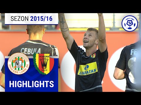 Zagłębie Lubin - Korona Kielce 0:2 | SKRÓT | Ekstraklasa 2015/16 | 2. Kolejka