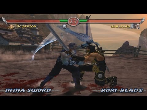 SCORPION vs SUB-ZERO FIGHT - Mortal Kombat Deadly Alliance