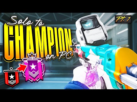 How a Console PRO solo Q to CHAMP in PC LOBBIES! (part 1)