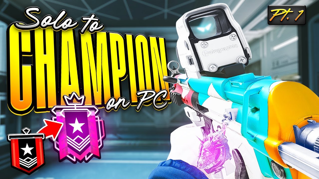 How a Console PRO solo Q to CHAMP in PC LOBBIES! (part 1)