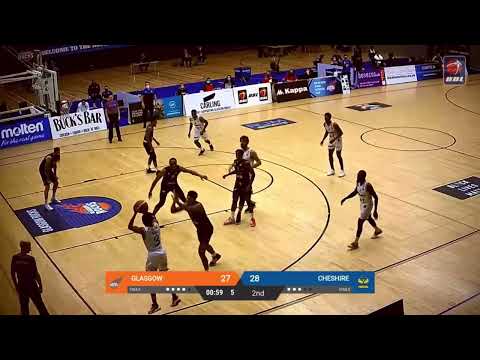 Kahron Ross 5'11" PG Cheshire Phoenix vs Glasgow Rocks 1/3/21. 24 pts, 8 assist, 6 rebounds, 4 stls