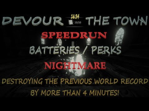 DEVOUR: The Town - Speedrun Nightmare Batteries/Perks in 16:34 [World Record]