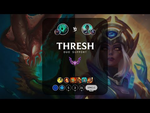 Thresh Support vs Karma - EUW Master Patch 13.4