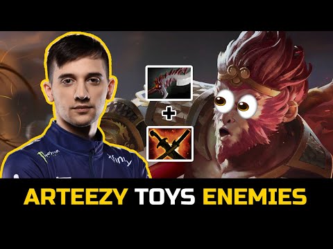 WHEN ARTEEZY TOYS ENEMIES IN RANK - 200 IQ JUKE MONKEY KING DOTA 2