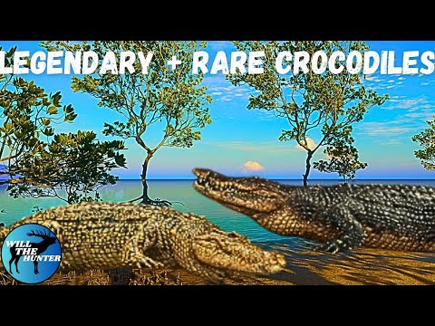 The Saltwater Crocodile Grind Pays Off With A Legendary & A Rare Piebald! TheHunter Call Of The Wild