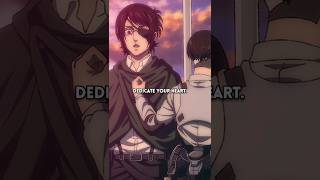 Download lagu Levi says Shinzou Wo Sasageyo | Attack On Titan | #shorts mp3