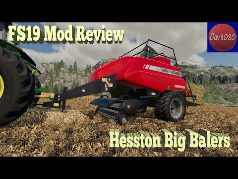 FS19 Mod Review - Hesston Big Balers - Farming Simulator 19