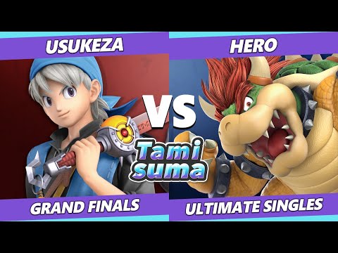 TAMISUMA 228 GRAND FINALS - Hero (Bowser) Vs. Usukeza (Hero) SSBU Smash Ultimate