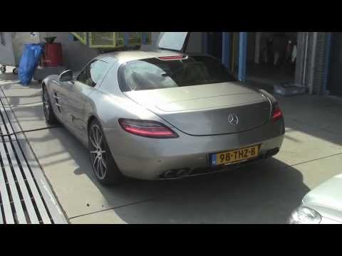 INSANE AMG Sounds! - SLS Brabus + SL63 AMG LOUD Revs + Tunnelsound!! - HD