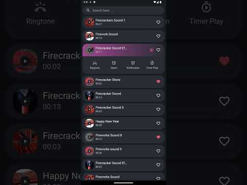 Firecracker Sounds Video