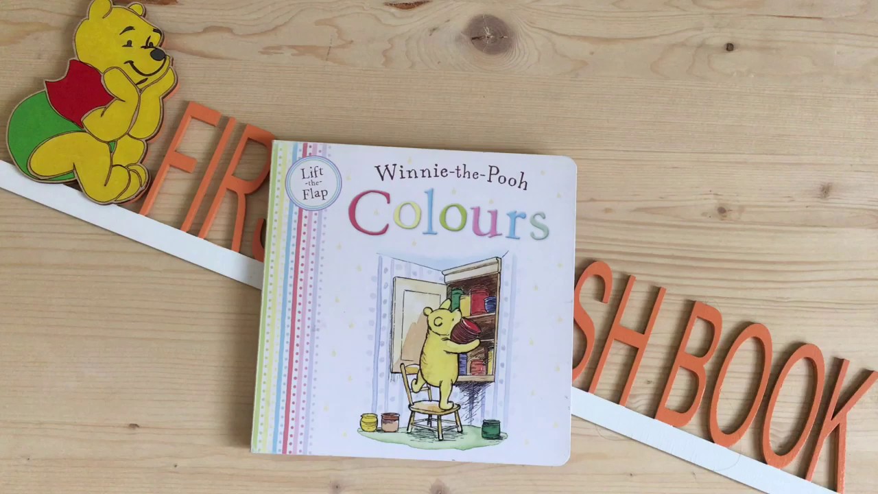 Winnie-the-Pooh Colours | Lift the Flap Book | For 1-5 ages | First English Book