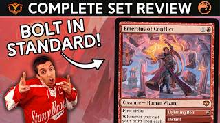 🔴 Complete Set Review! 🔴 - 📚 Secrets Of Strixhaven 📚 - Red Cards - Constructed And Limited