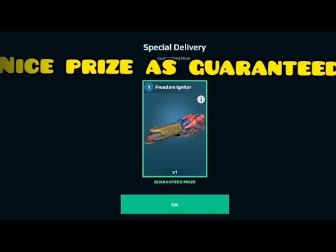 getting freedom igniter as guaranteed prize  #warrobots