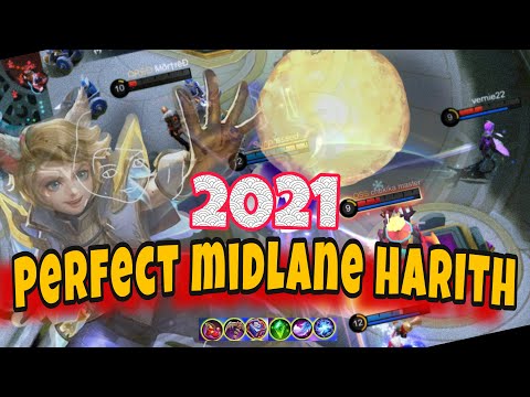 Harith Unlimited Dash 2021| Perfect Mid lane | Top Global Harith Build