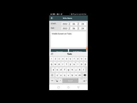Screen on Todo Memo video thumbnail