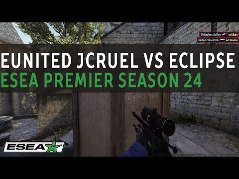 CS: GO AWP 4K Round by eUnited jcrueL vs Eclipse on de_cbble
