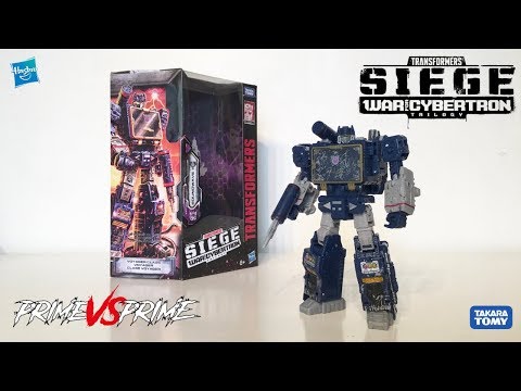 Transformers Siege War For Cybertron Voyager Class Soundwave Review