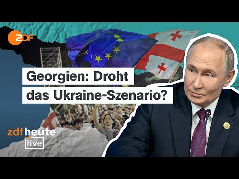 Video Thumbnail: Russland oder EU? Warum Georgien vor einer Schicksalswahl steht | ZDFheute live