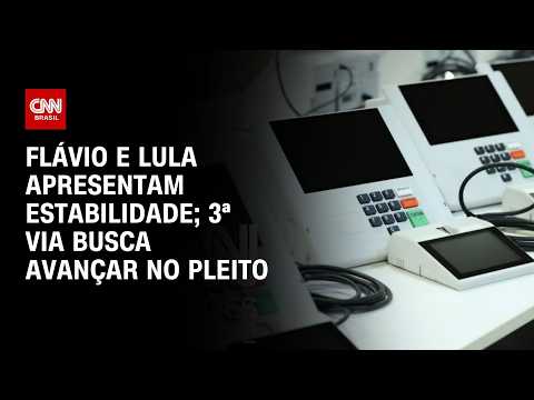 Índice CNN: Flávio e Lula apresentam estabilidade; 3ª via busca avançar no pleito | CNN 360º