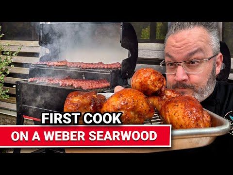 First Cook On A Weber Searwood - Ace Hardware