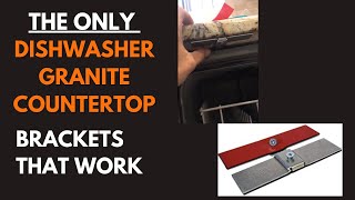 Granite Countertop Dishwasher Brackets Installation