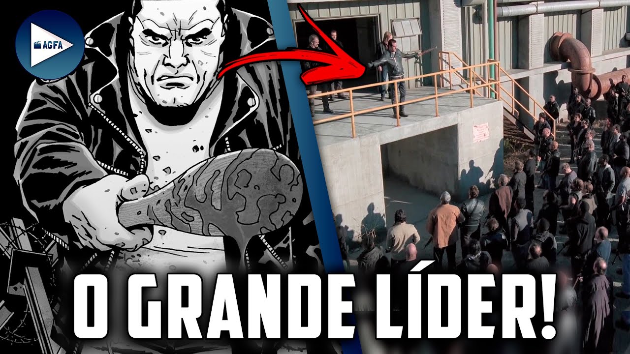 SAIBA COMO O NEGAN FORMOU O GRUPO DOS SALVADORES EM THE WALKING DEAD!