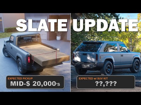 SLATE Update! Charging, Service, SUV Kit Pricing & more.