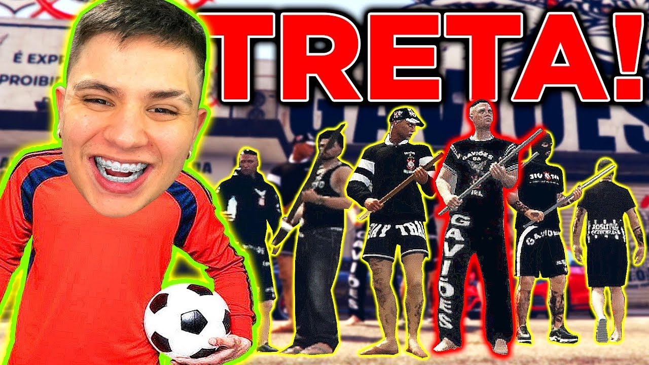 BRIGA DE TORCIDA no GTA RP 😂 (Paulinho o LOKO)