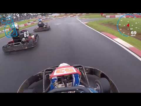 Brasileiro de Kart Indoor 2017 - Bateria 2 - Categoria Master - Felipe Leite