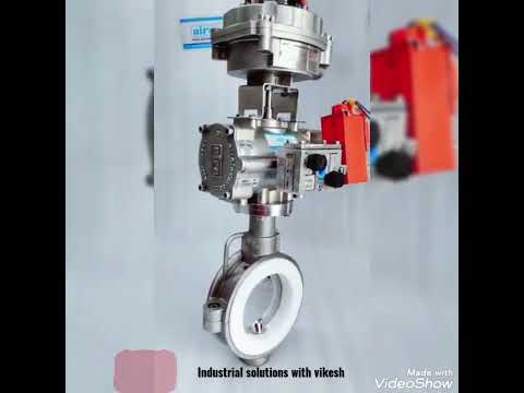 Pneumatic Wafer Type Floating Ball Valve
