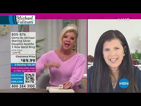 HSN | Gems by Michael Valitutti Jewelry Clearance 02.16.2023 - 05 PM