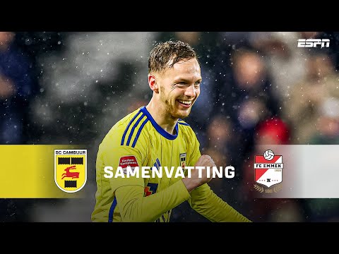 SCHITTERENDE GOALS in LEEUWARDEN 👏 | Samenvatting SC Cambuur - FC Emmen