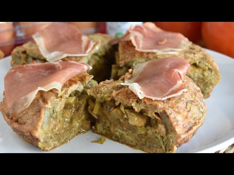 💚 Tortilla de alcachofas MUY FÁCIL Y BUENÍSIMA