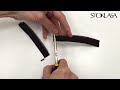 Juego de topes inferiores/terminales para reparar cremalleras de nailon o metálicas