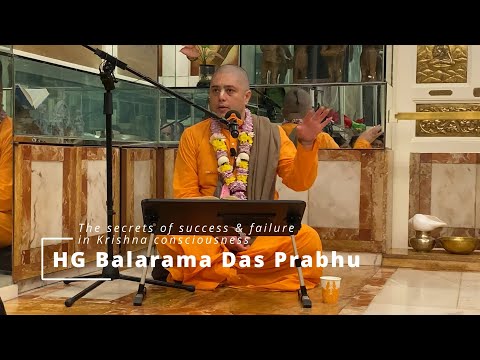 Secret of Success in Krishna Consciousness | Balarama Das Prabhu | 24-Nov 2024 | Iskcon Hong Kong