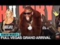 HYPED UP! DEONTAY WILDER ARRIVES TO THE MGM GRAND FOR TYSON FURY REMATCH IN GRAND ARRIVAL