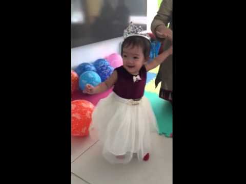 Happy birthday iris ruqayya 1yr old