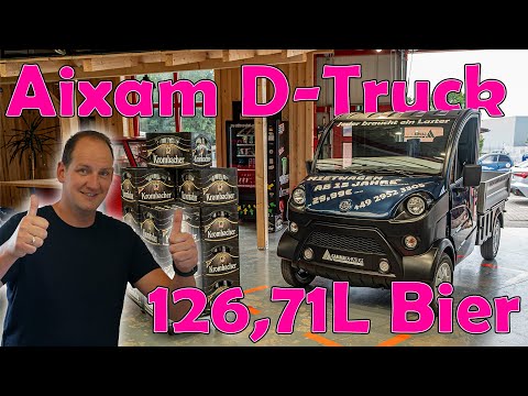 Wie fährt sich der D-Truck Pritsche mit über 300kg Zuladung