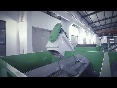 HDPE PP Rigid Plastic Recycling Washing Line Trial Run