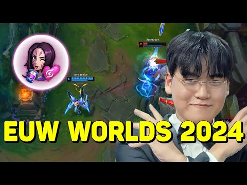 T1 Gumayusi Kaisa Destroy Kog'maw EUW Ranked Worlds 2024