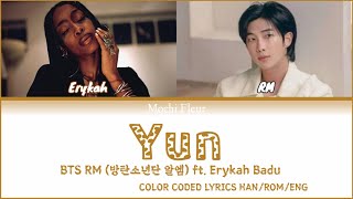 Download lagu BTS RM (방탄소년단 알엠) ft. Erykah Badu - Yun (COLOR CODED LYRICS HAN/ROM/ENG) mp3 Download lagu BTS RM (방탄소년단 알엠) ft. Erykah Badu - Yun (COLOR CODED LYRICS HAN/ROM/ENG) mp3
