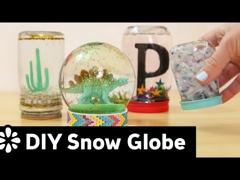 Selbstgemachte Schneekugel - Baue deine eigene Kugelwelt
