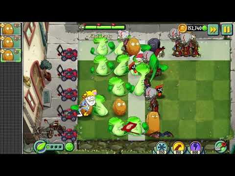 Plants vs Zombies 2 gameplay - Piñata Party - 28/6/2021