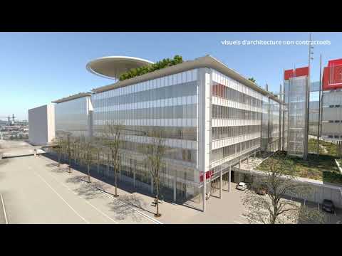 Campus hospitalo-universitaire Grand Paris-Nord : projet du groupement Renzo Piano Building Workshop