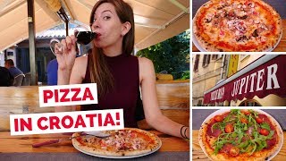 Pizza in Croatia Review - Trying Croatian Seafood and Istrian Pizza in Pula