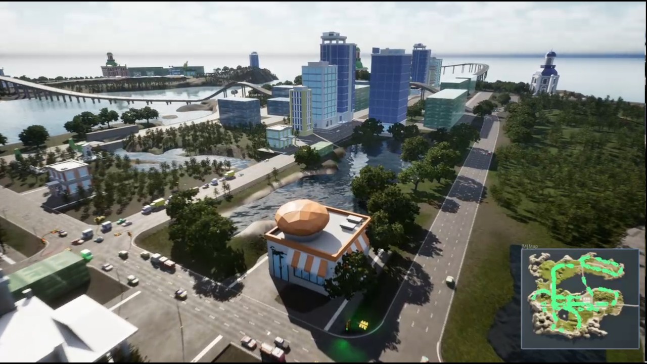 UE5 AI Traffic Navigation demo