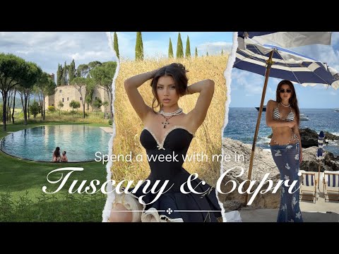 CAPRI & TUSCANY Travel Vlog: Iconic Hotels, Delicious Food, Outfits & Funny Moments | Marinela Bezer